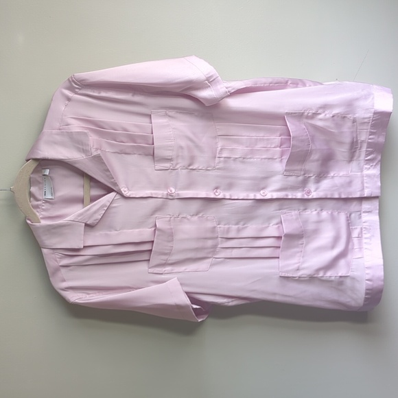 Asos. Relaxed Satin Resort Shirt. Size Oversized Small. - Picture 9 of 13